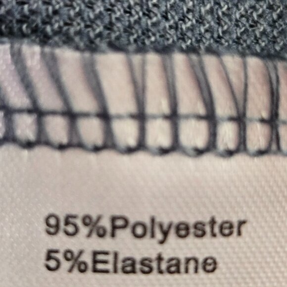 NWT Bluish Gray Fall Knit Dress with Pockets – Size Large - Picture 5 of 6